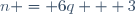 n = 6q + 3