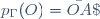 p_\Gamma(O)=\bar{OA}\;.\;\bar{OB}
