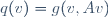 q(v)=g(v,Av)