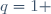 q=1 \,\!