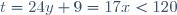 t=24y+9=17x<120
