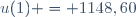 u(1) = 1148,60