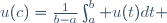 u(c)=\frac{1}{b-a}\int_a^b u(t)dt 