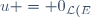 u = 0_{\mathcal{L}(E)}