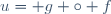 u= g \circ f