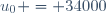 u_{0} = 34000