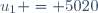 u_{1} = \35020