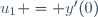 u_1 = y'(0)