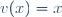 v(x)=x