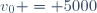 v_{0} = \45000