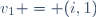 v_1 = (i,1)