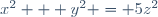 x^2 + y^2 = 5z^2