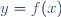 \begin{array}{rcccl} f&:&E&\to& F\\  & &x &\mapsto &y=f(x)\end{array}