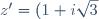 z'=(1+i\sqrt{3})z+2\sqrt{3}
