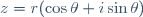 z=r(\cos\theta+i\sin\theta)