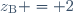 z_{\text{B}} = 2