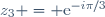 z_3 = \text{e}^{-i\pi/3}