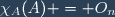 \chi_A(A) = O_n