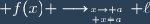 \large f(x) \longrightarrow_{x\to a\atop x\not=a} \ell