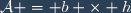 \mathcal{A} = b \times h