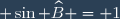 \small \sin \widehat{B} = 1