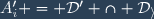 A'_i = \cal{D}' \cap \cal{D}_i