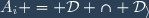 A_i = \cal{D} \cap \cal{D}_i