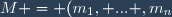 M = (m_1, ... ,m_n) \in \mathfrak{M}_{n,n}(\mathbb{R})