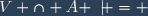 V \cap A \not = \empty