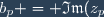 b_p = \mathfrak{Im}(z_p)