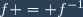 f = f^{-1}