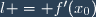l = f'(x_0)