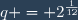 q = 2^{\frac{1}{12}}