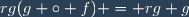 rg(g \circ f) = rg g