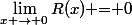 $\lim\limits_{x \to 0}R(x)$ = 0