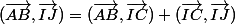 (\vec{AB},\vec{IJ})=(\vec{AB},\vec{IC})+(\vec{IC},\vec{IJ})