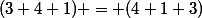 (3 4 1) = (4 1 3)