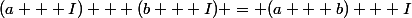 (a + I) + (b + I) = (a + b) + I