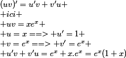 F X Xe X E X 1 Etude Limites Derivee Etc