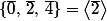 \{\overline{0},\,\overline{2},\,\overline{4}\}=\left<\overline{2}\right>