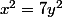 \ x^2=7y^2