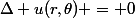 \Delta u(r,\theta) = 0