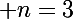 \Large n=3