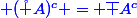 \blue (\mathring A)^c = \bar {A^c}