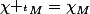 \chi _{^{t}M}=\chi_M