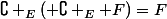 \complement _E( \complement _E F)=F