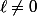 \ell\not=0