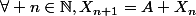 \forall n\in\mathbb{N},\ X_{n+1}=A X_n