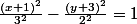 \frac{(x+1)^2}{3^2}-\frac{(y+3)^2}{2^2}=1