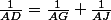 \frac{1}{AD}=\frac{1}{AG}+\frac{1}{AJ}